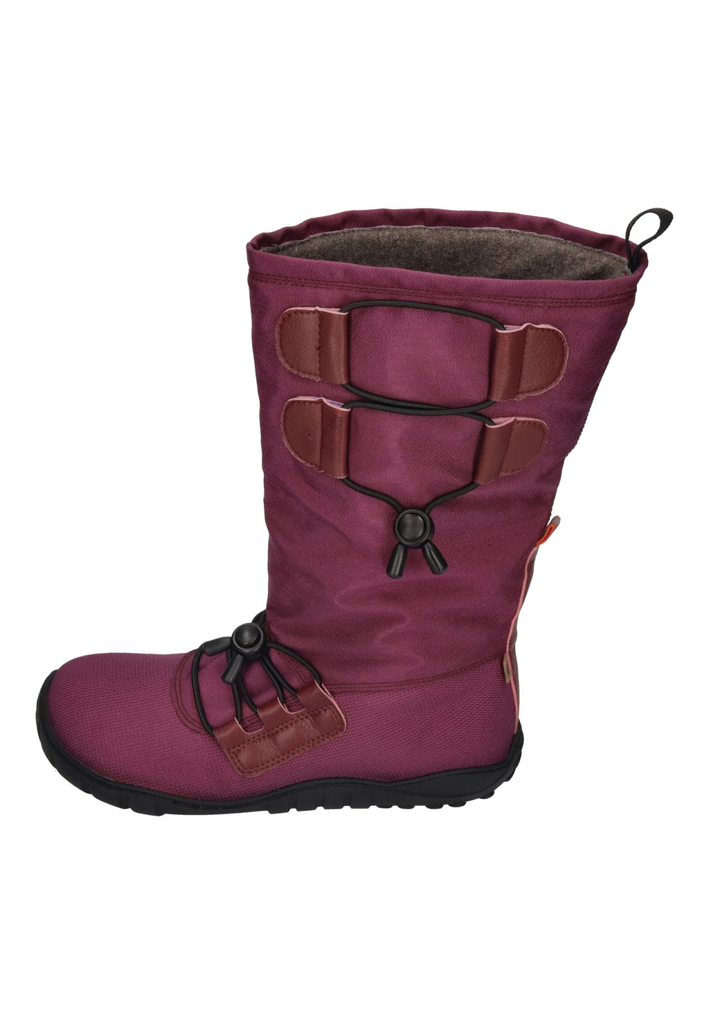 KOEL Damenschuhe - Gefütterte Barefoot Stiefel RANA L XL - bordo