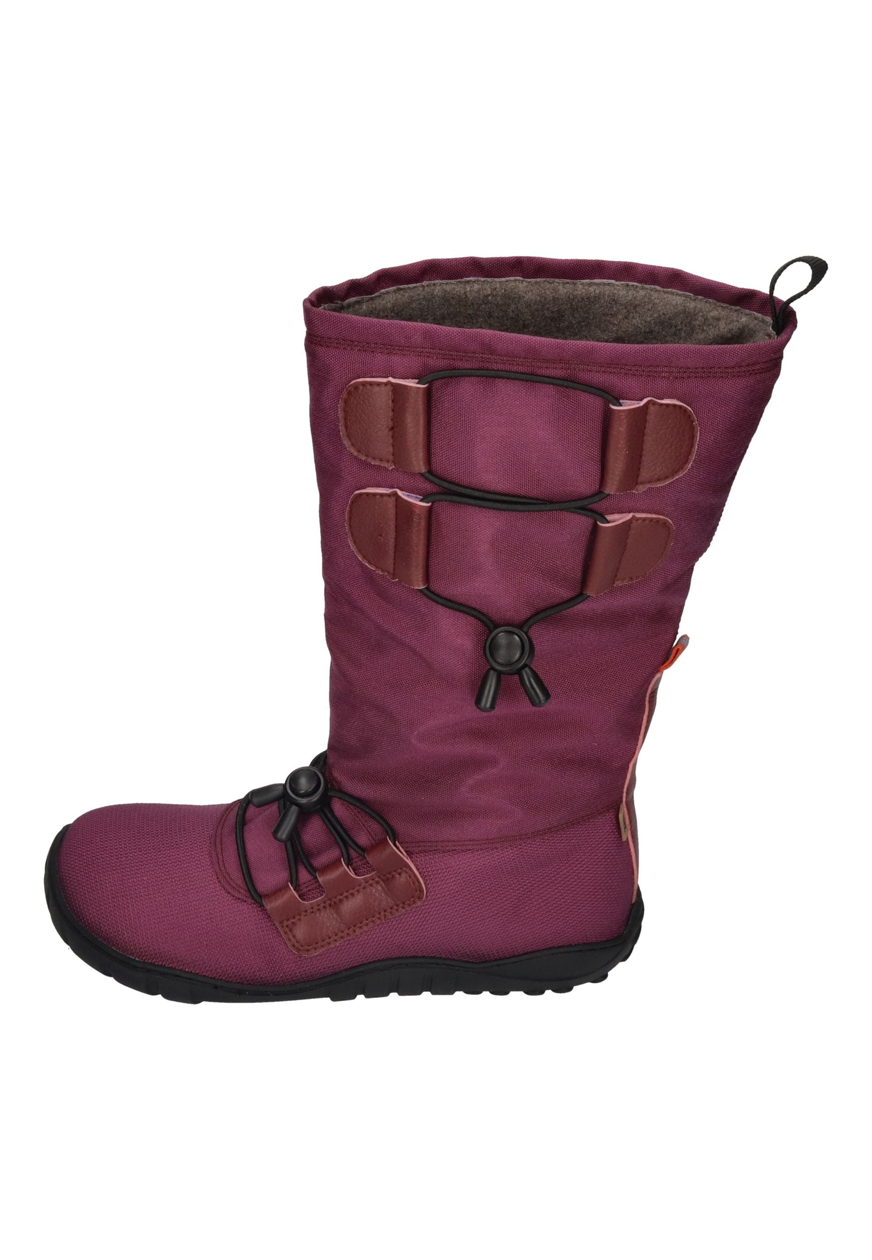 KOEL Damenschuhe - Gefütterte Barefoot Stiefel RANA L XL - bordo