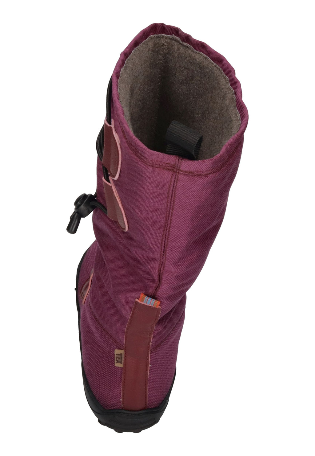 KOEL Damenschuhe - Gefütterte Barefoot Stiefel RANA L XL - bordo