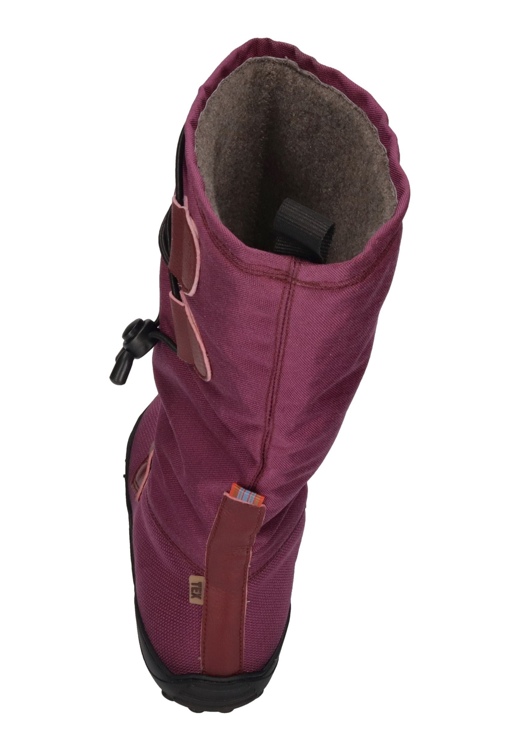 KOEL Damenschuhe - Gefütterte Barefoot Stiefel RANA L XL - bordo