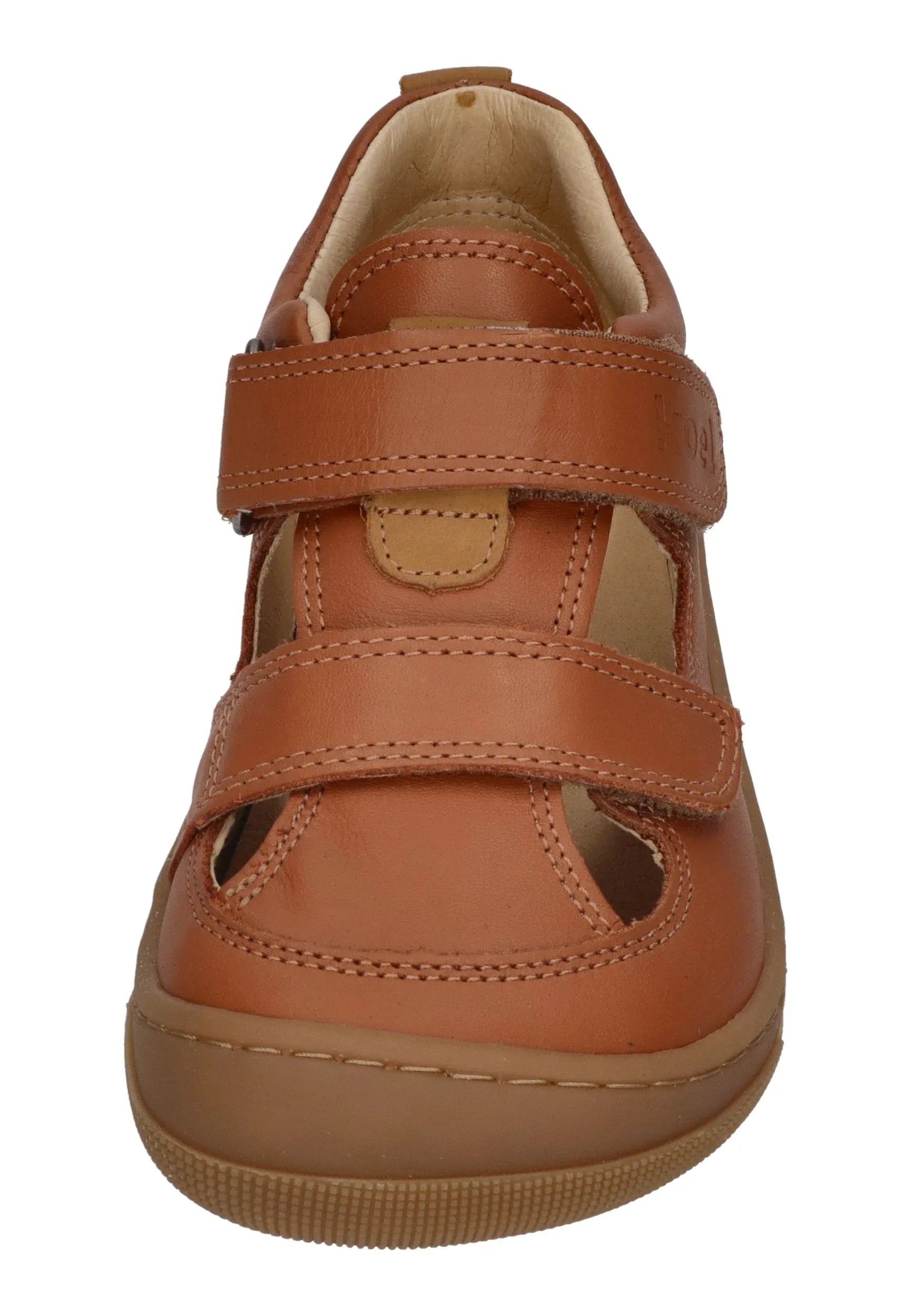 KOEL Extraweite Barefoot Kinder Sneakers KATO W II cognac