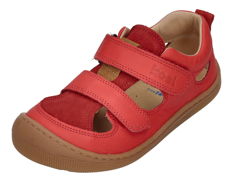 KOEL Extraweite Barefoot Kinderschuhe KATO W NAPPA red