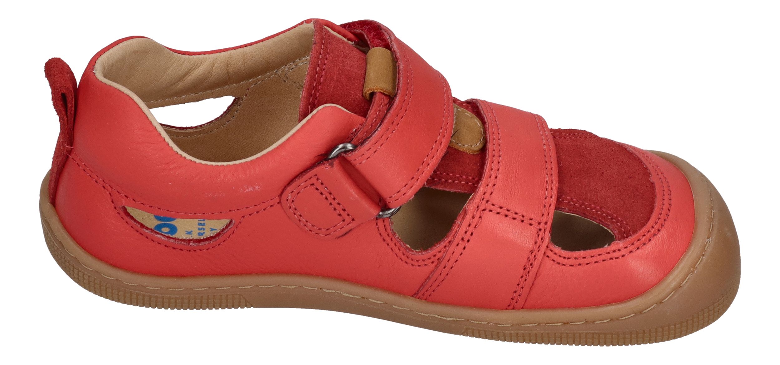 KOEL Extraweite Barefoot Kinderschuhe KATO W NAPPA red