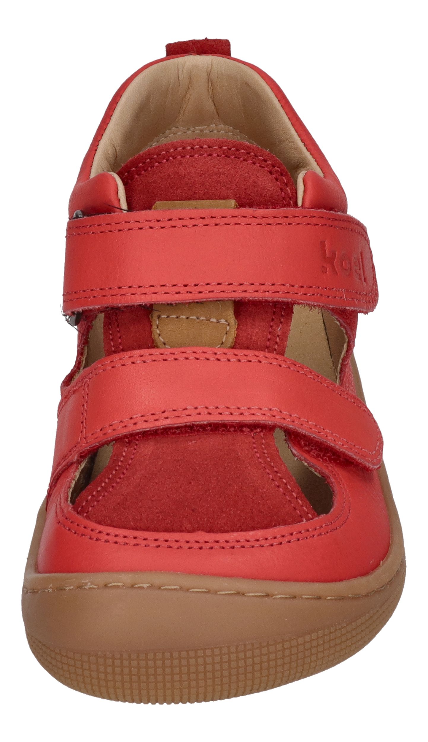 KOEL Extraweite Barefoot Kinderschuhe KATO W NAPPA red