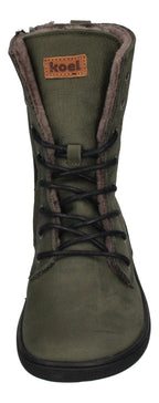 KOEL Damen Barefoot Booties mit Lammwolle FARO - khaki-4