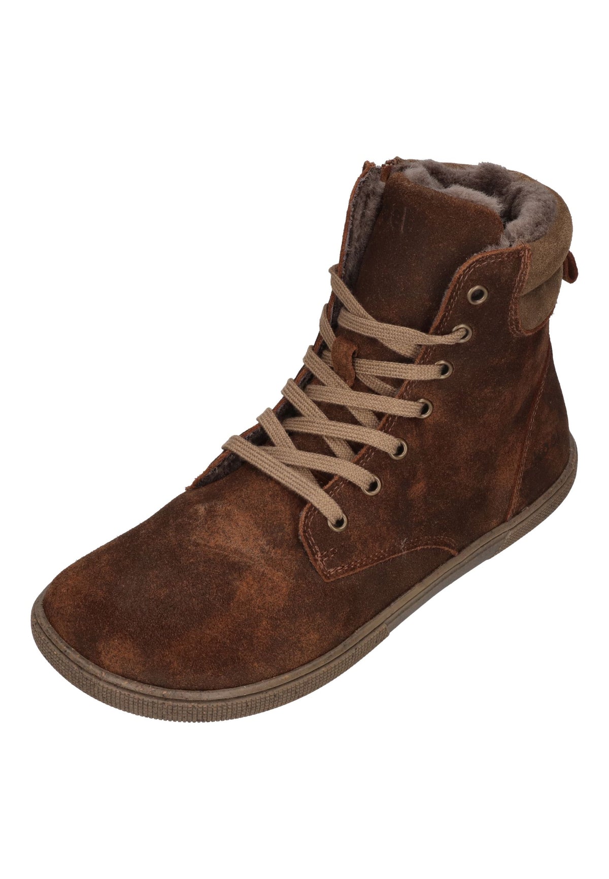 KOEL Damen Barefoot Booties FLORENCE CLOUD WOOL cognac