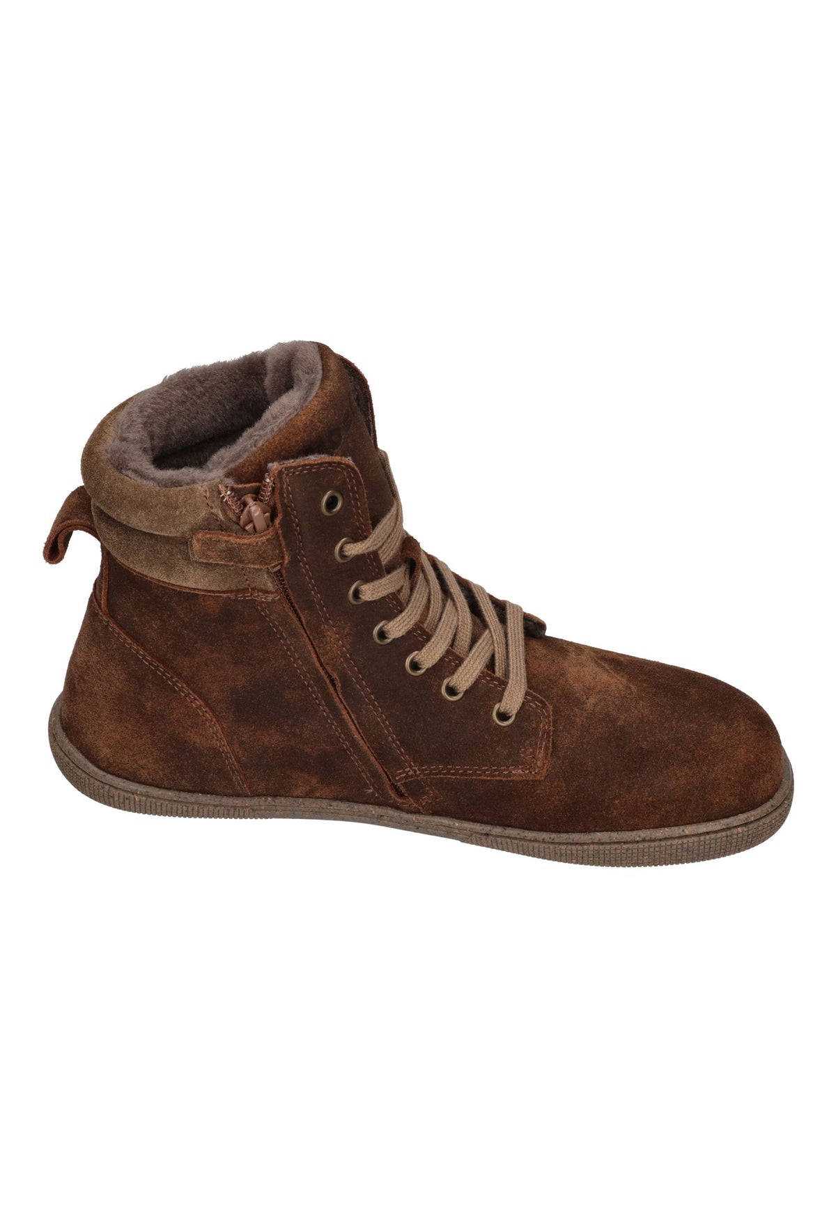 KOEL Damen Barefoot Booties FLORENCE CLOUD WOOL cognac