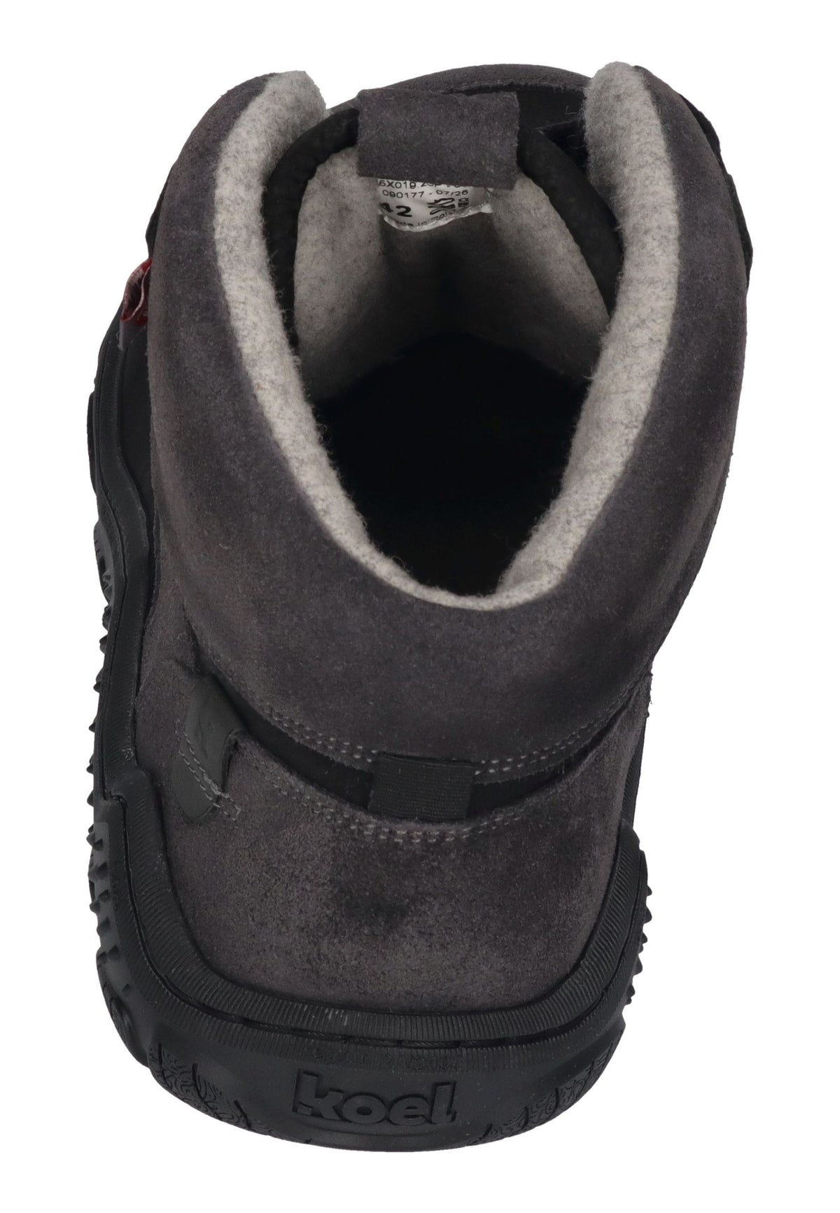 KOEL Herren Barefoot Outdoor Boots ROBO 2.0 MERINO black