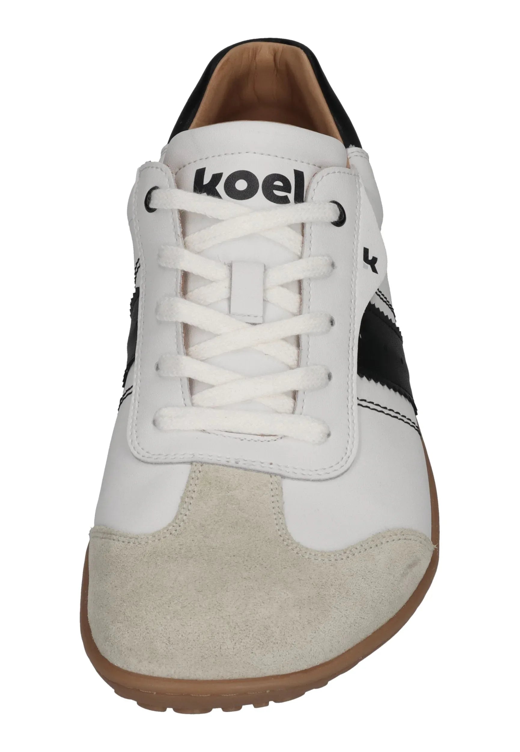 KOEL Herren Barefoot Sneakers ILO NAPA SUEDE 3.0 off white black - Shoedeal