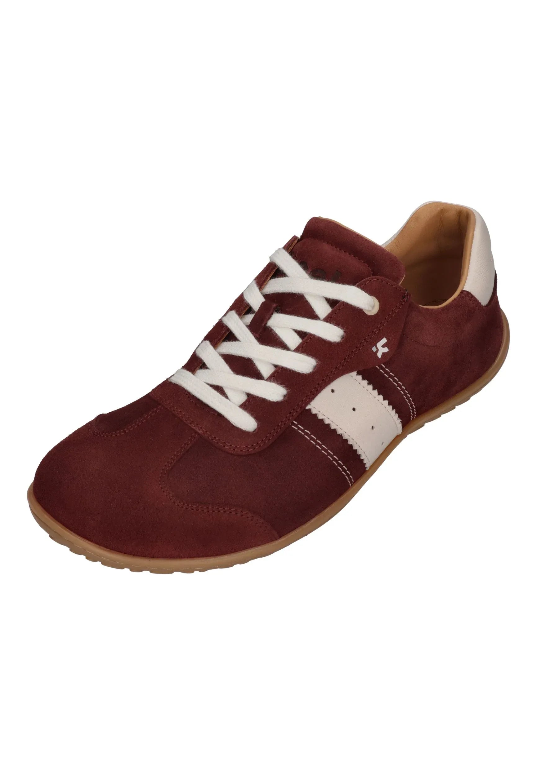 KOEL Herren Barefoot Sneakers ILO SUEDE 3.0 bordo white - Shoedeal