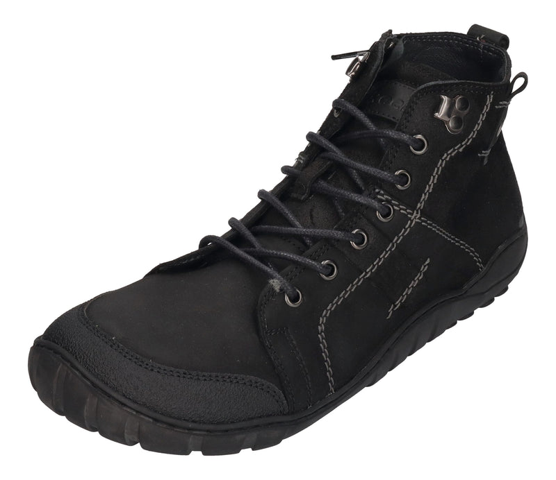 KOEL Herrenschuhe Barefoot Boots PAX LEATHER - black