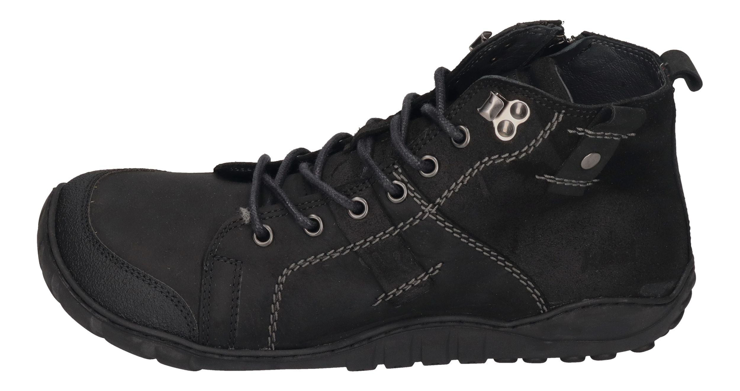 KOEL Herrenschuhe Barefoot Boots PAX LEATHER - black