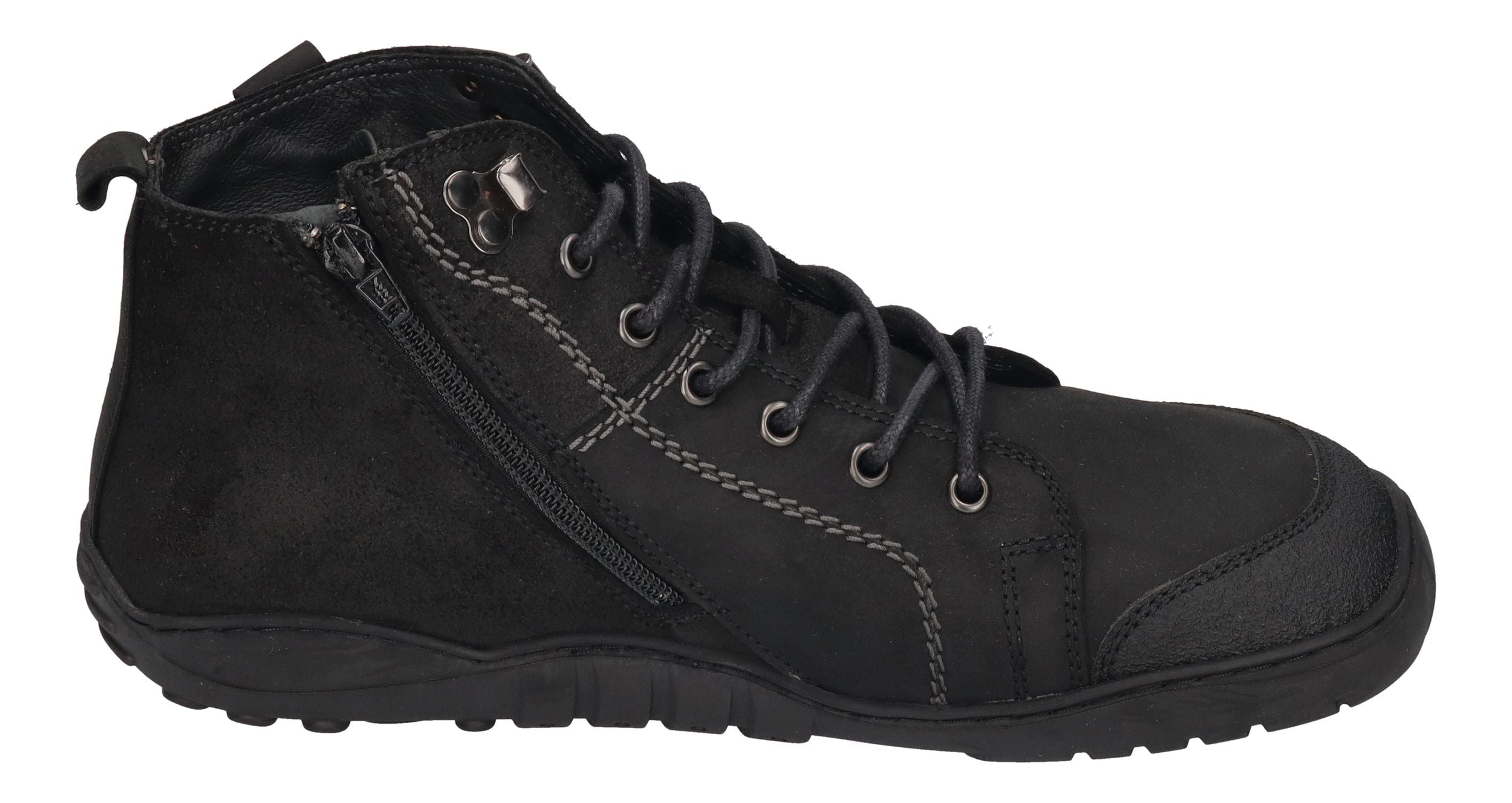 KOEL Herrenschuhe Barefoot Boots PAX LEATHER - black