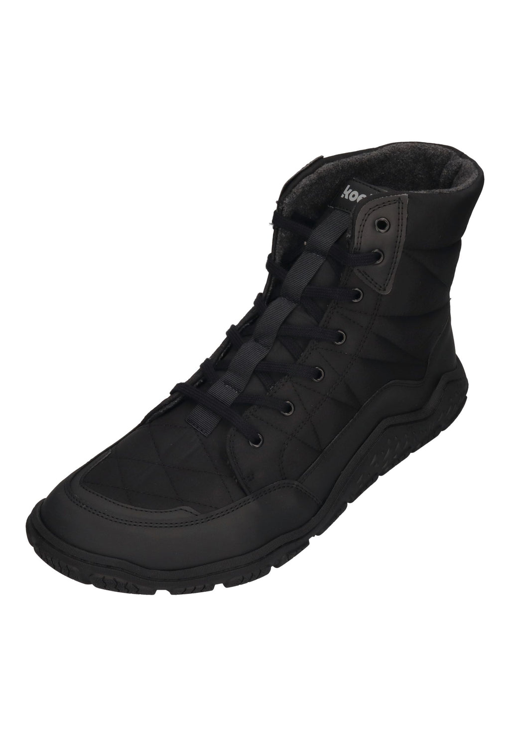 KOEL Herrenschuhe Barefoot Outdoor Boots - RICKI MERINO - black