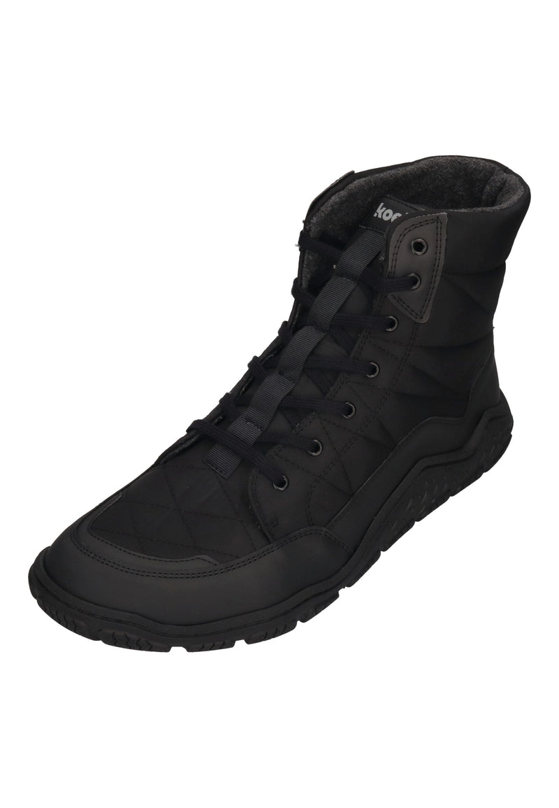 KOEL Herrenschuhe Barefoot Outdoor Boots - RICKI MERINO - black