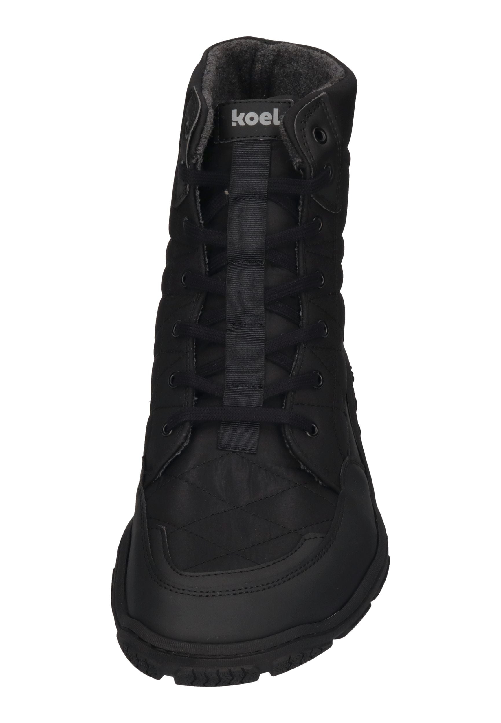 KOEL Herrenschuhe Barefoot Outdoor Boots - RICKI MERINO - black