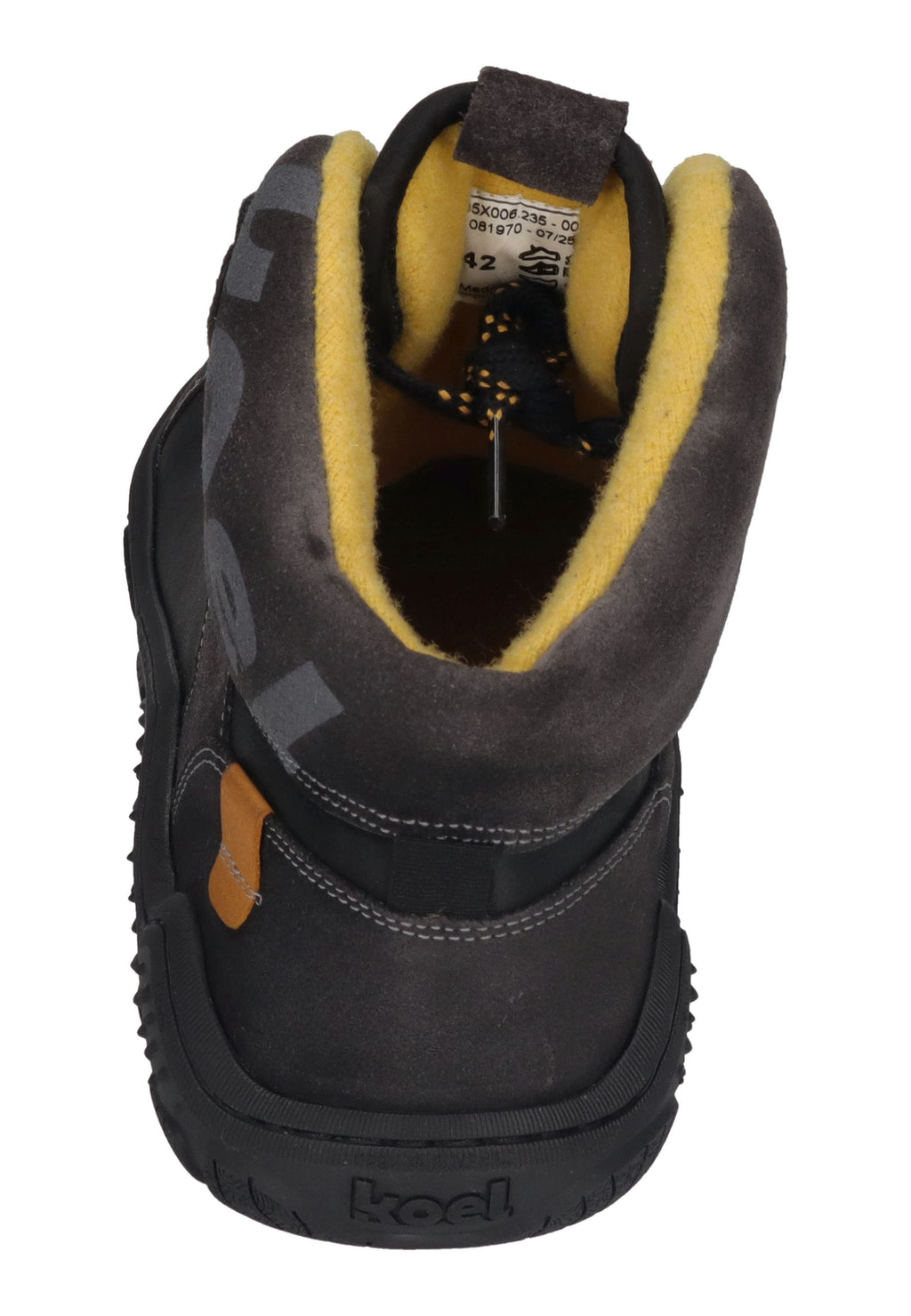 KOEL Herrenschuhe Barefoot Outdoor Boots - ROBO MERINO - black