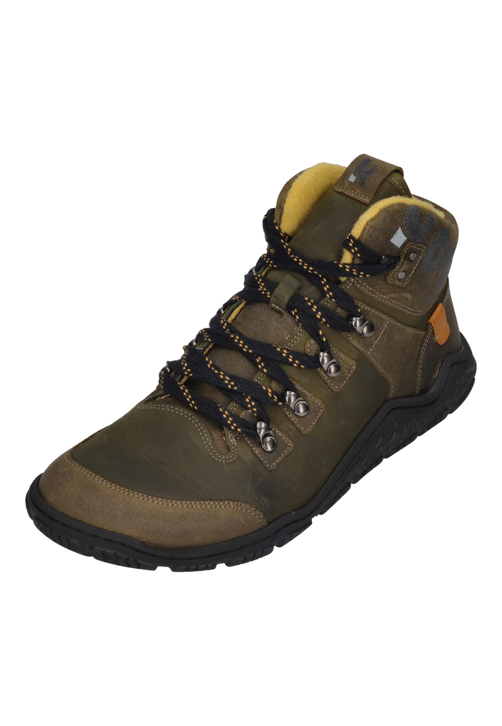 KOEL Herrenschuhe Barefoot Outdoor Boots - ROBO MERINO - olive