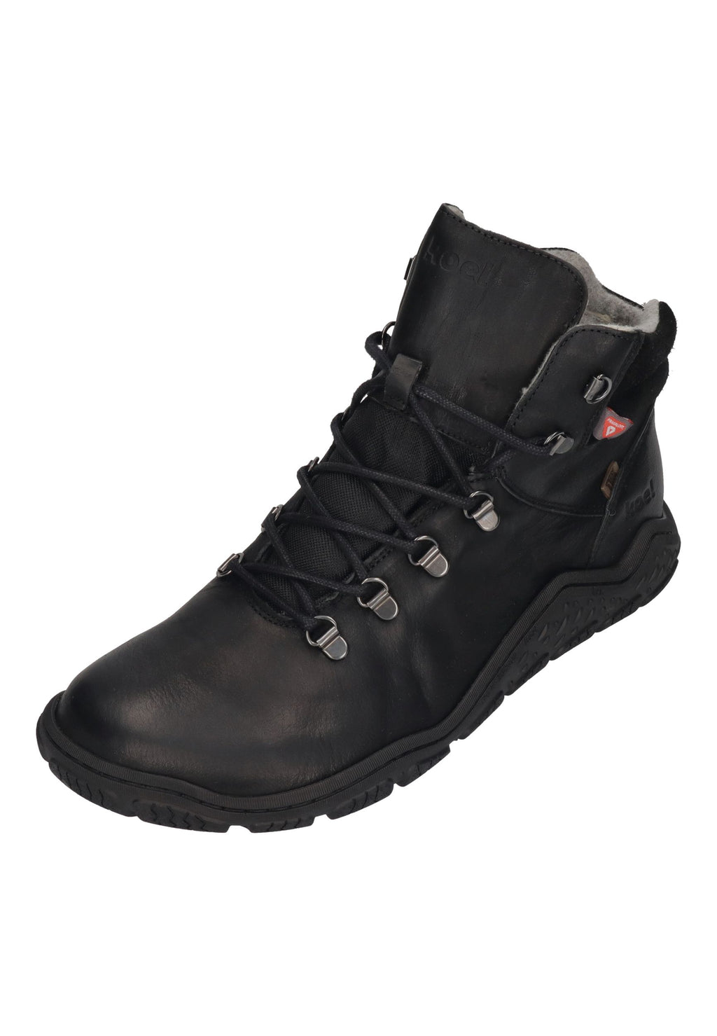 KOEL Herrenschuhe Barefoot Trekking Boots - RIKO MERINO - black