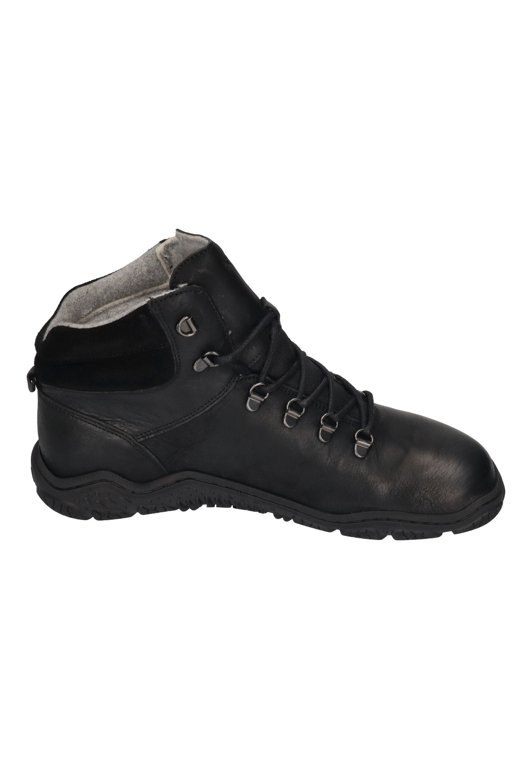 KOEL Herrenschuhe Barefoot Trekking Boots - RIKO MERINO - black