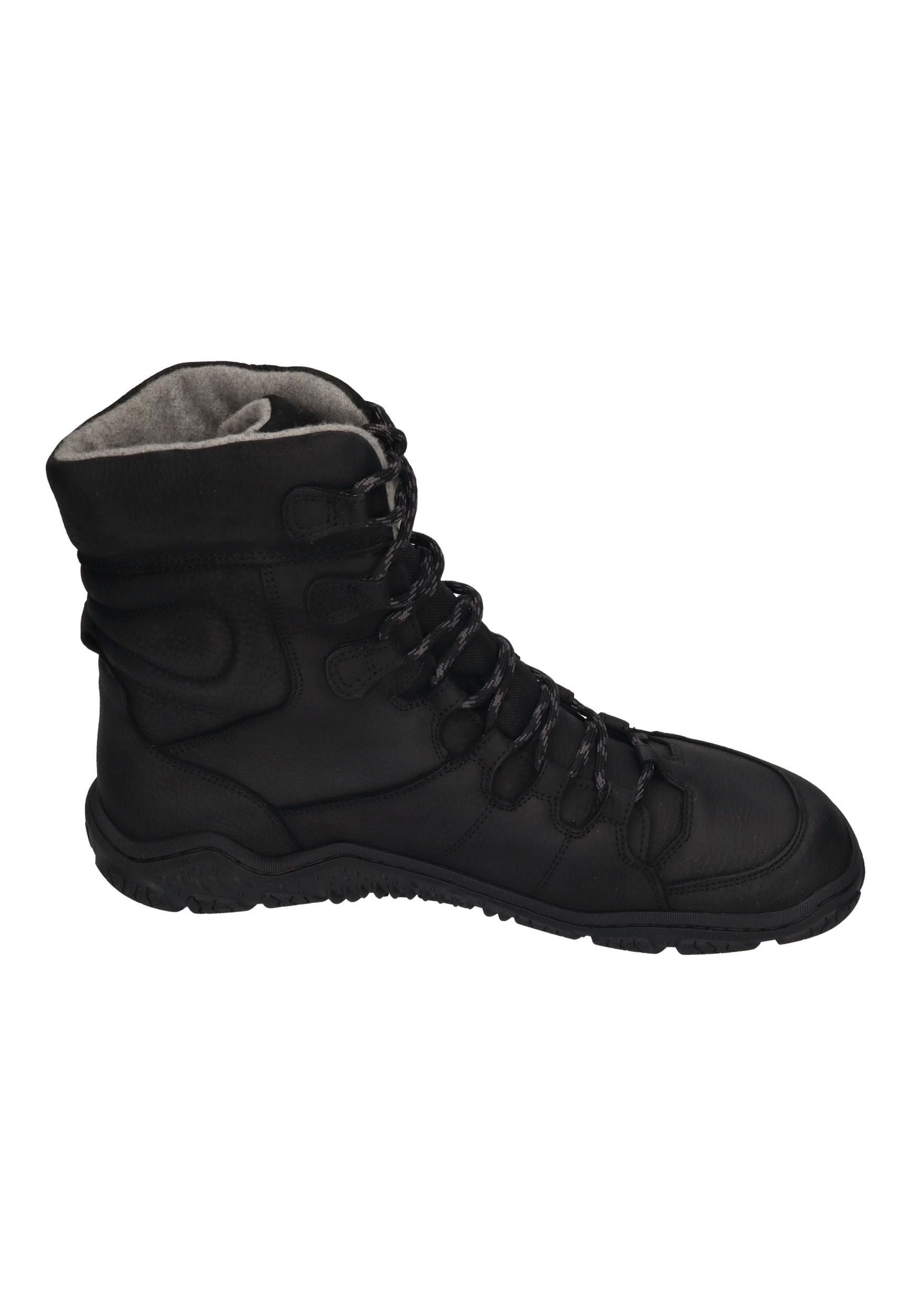 KOEL Herrenschuhe Barefoot Trekking Boots - RISO MERINO - black