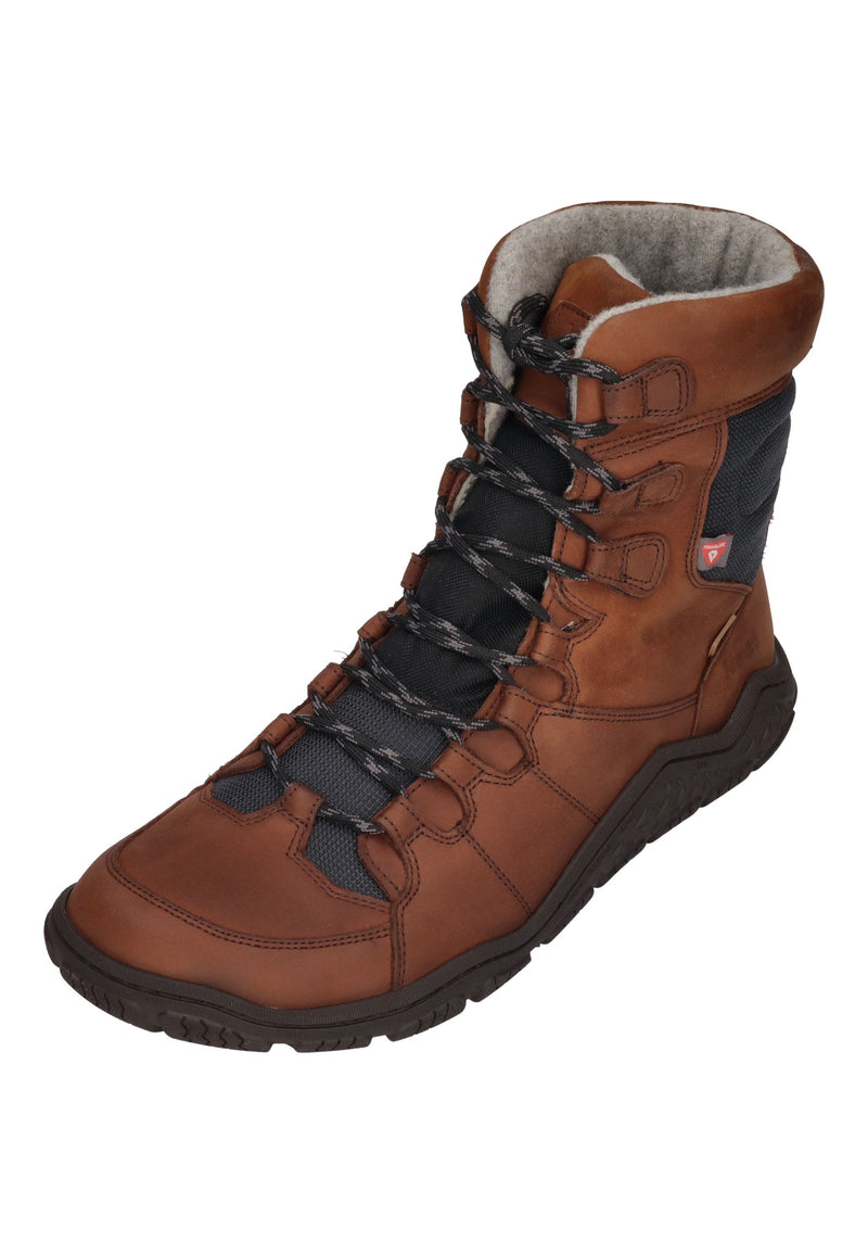 KOEL Herrenschuhe Barefoot Trekking Boots - RISO MERINO - chocolate