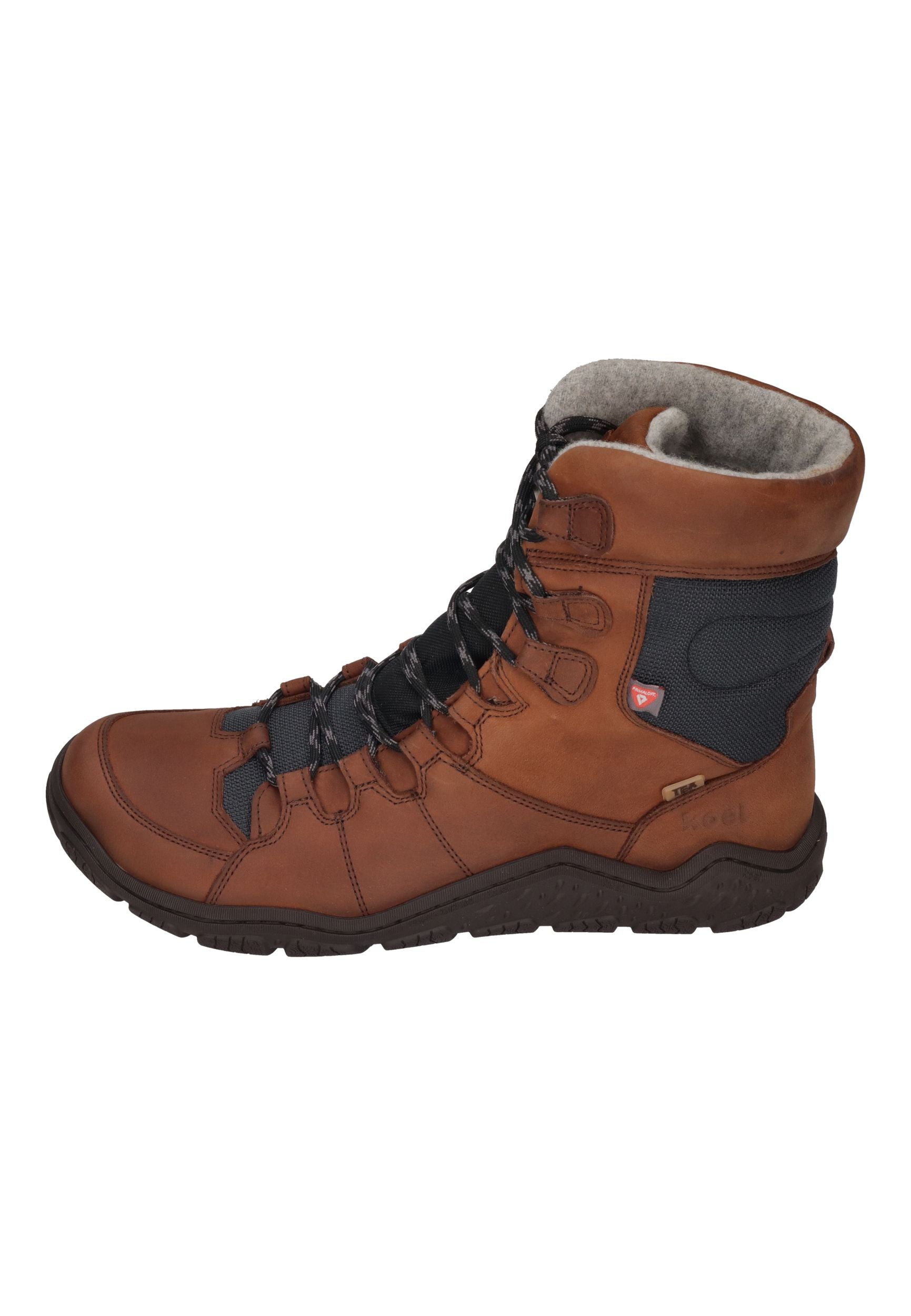 KOEL Herrenschuhe Barefoot Trekking Boots - RISO MERINO - chocolate