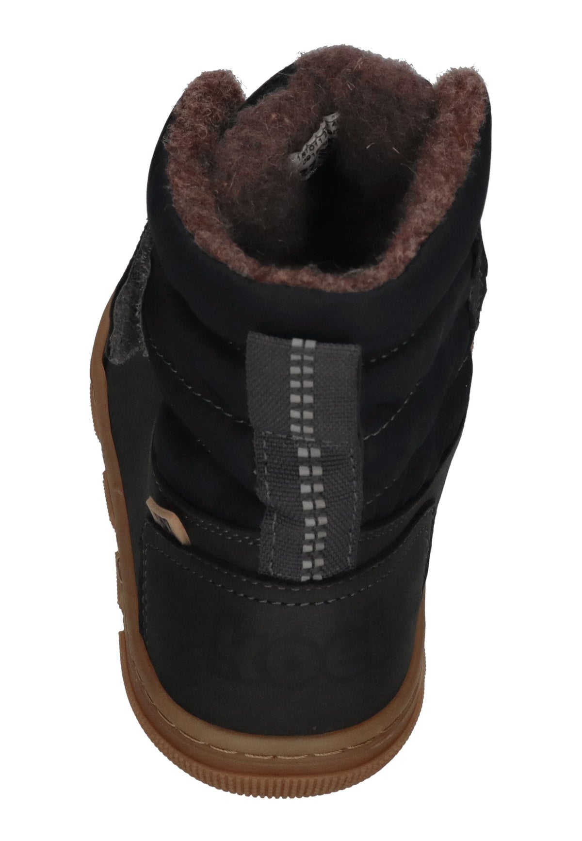 KOEL gefütterte Barefoot Kinderboots KULLA WOOL TEX Dark Grey