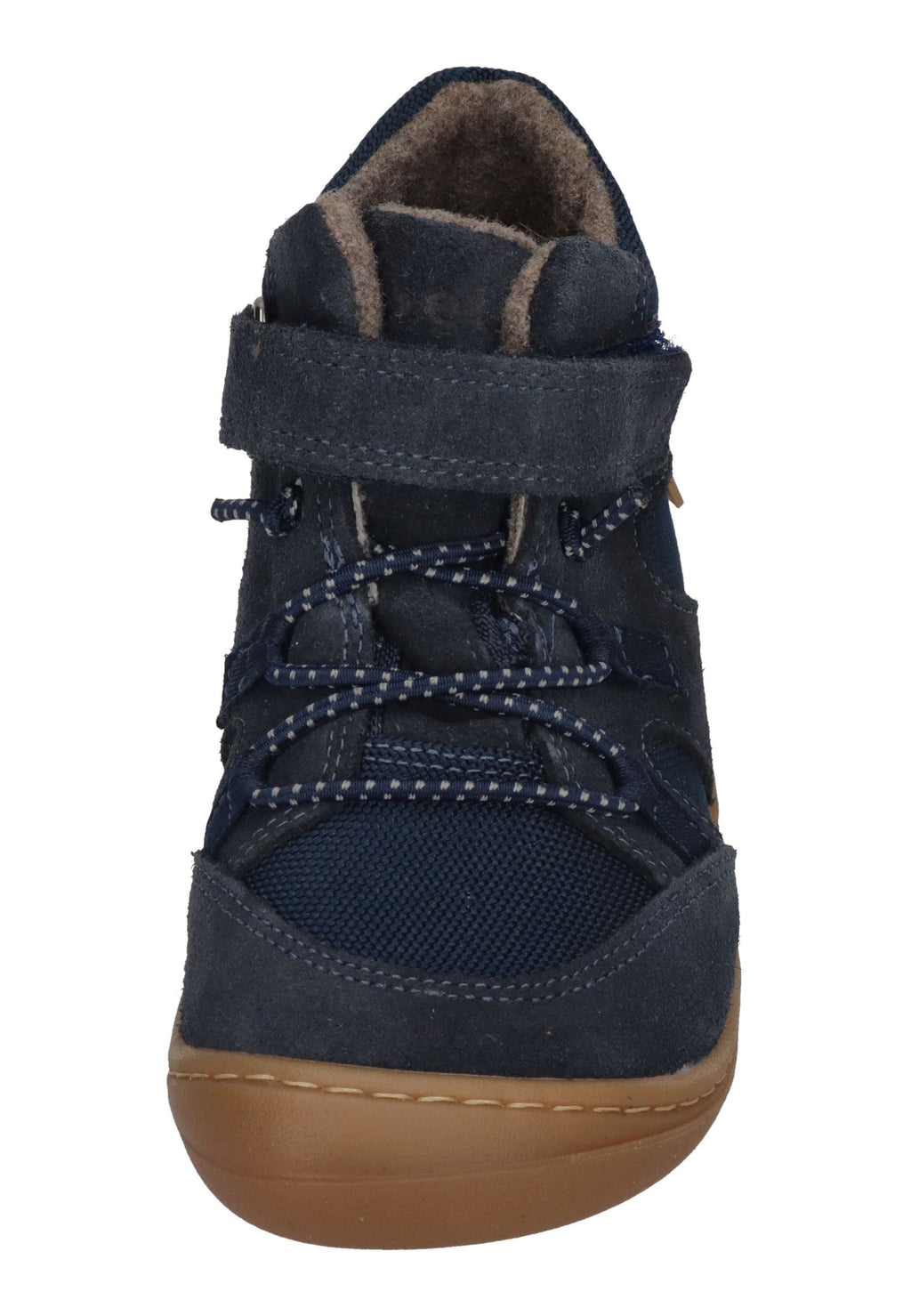 KOEL gefütterte Barefoot Kinderschuhe BEAU MERINO - blue