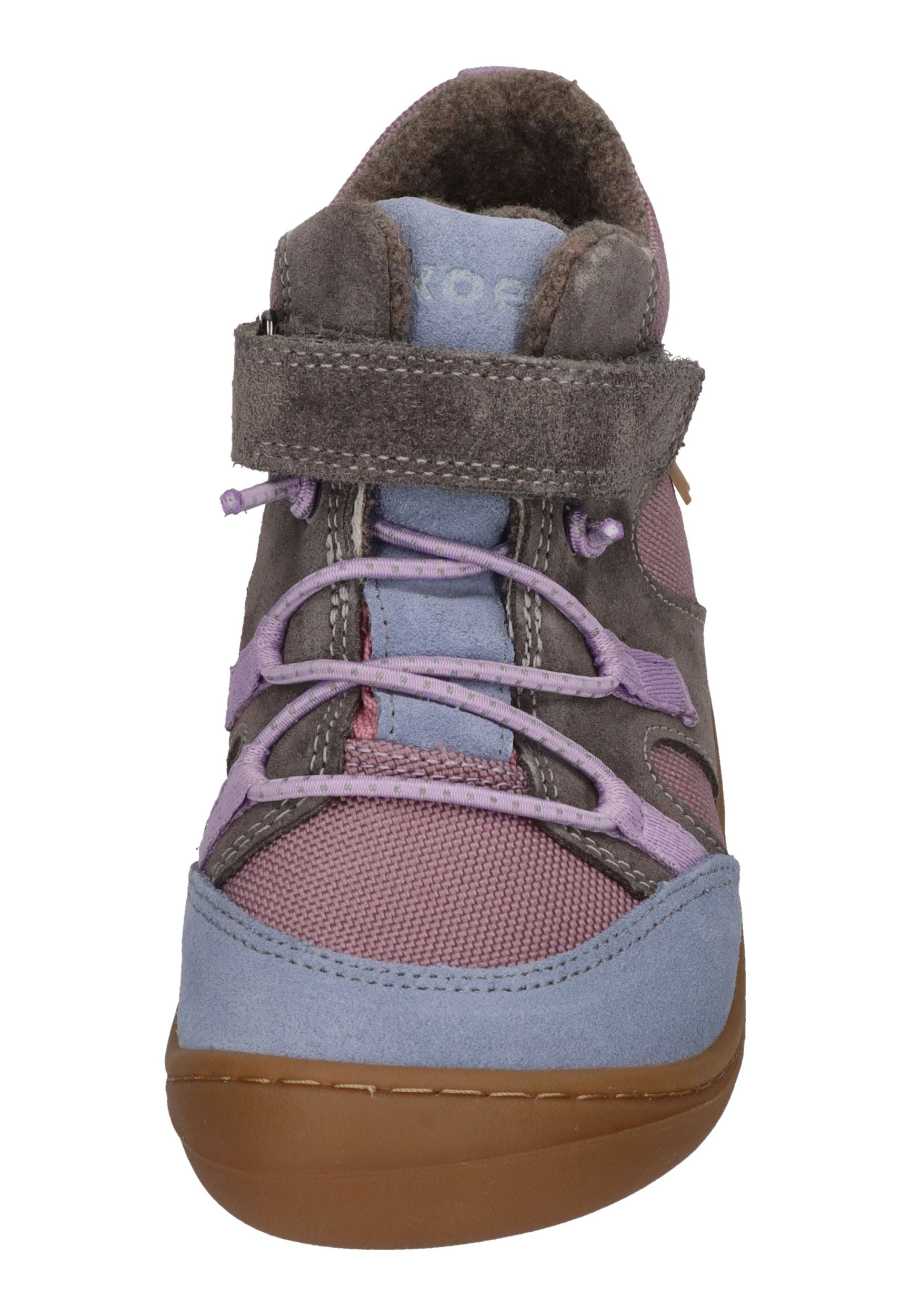 KOEL gefütterte Barefoot Kinderschuhe BEAU MERINO - lavandel