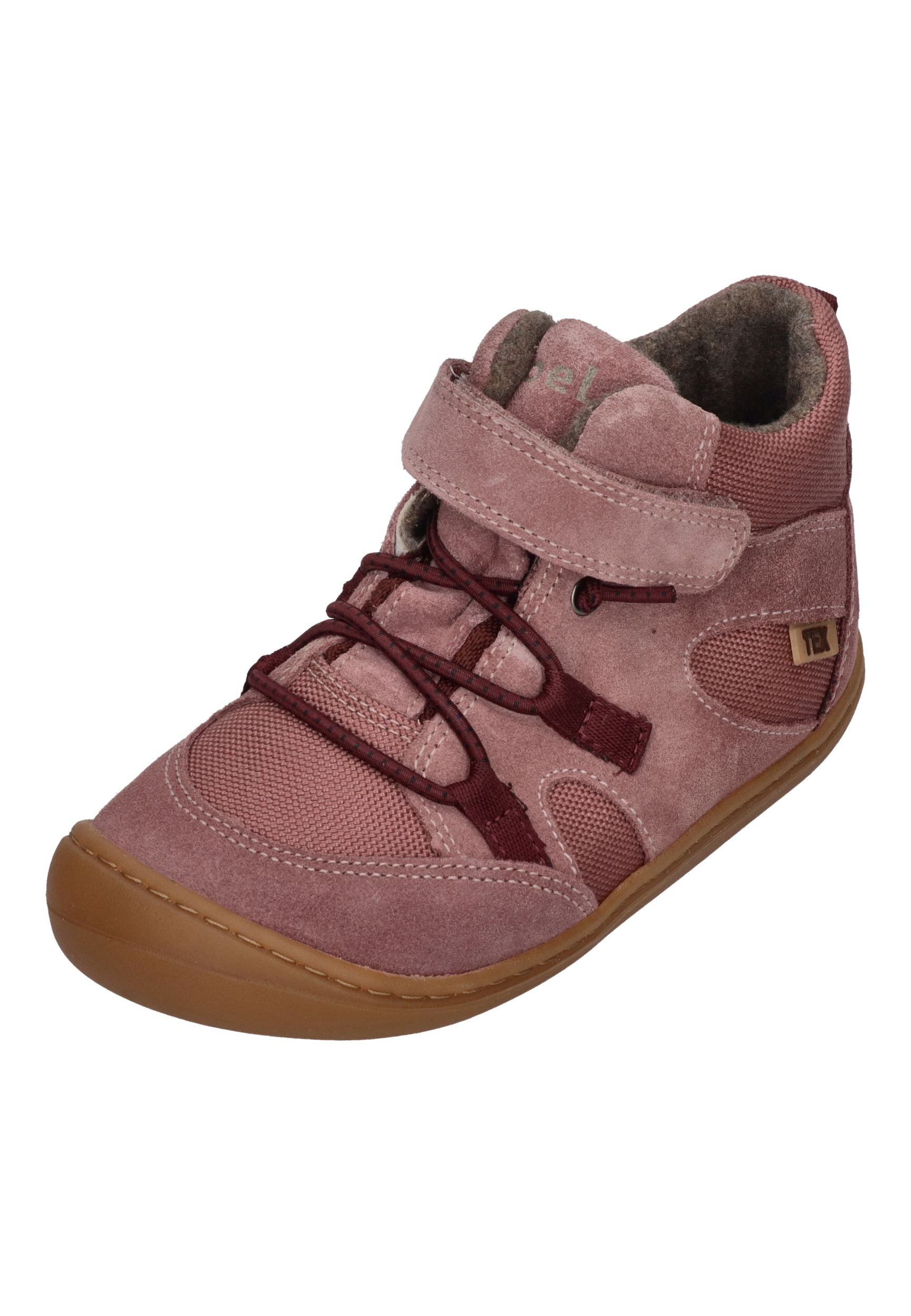 KOEL gefütterte Barefoot Kinderschuhe BEAU MERINO - old pink