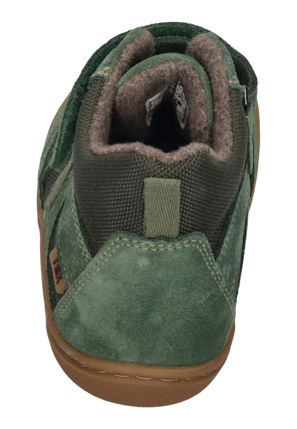 KOEL gefütterte Barefoot Kinderschuhe BEAU MERINO - olive