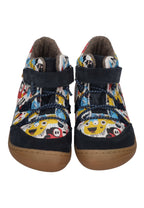 KOEL gefütterte Barefoot Kinderschuhe BEAU PRINTS - blue