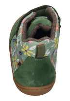 KOEL gefütterte Barefoot Kinderschuhe BEAU PRINTS - green