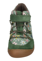KOEL gefütterte Barefoot Kinderschuhe BEAU PRINTS - green