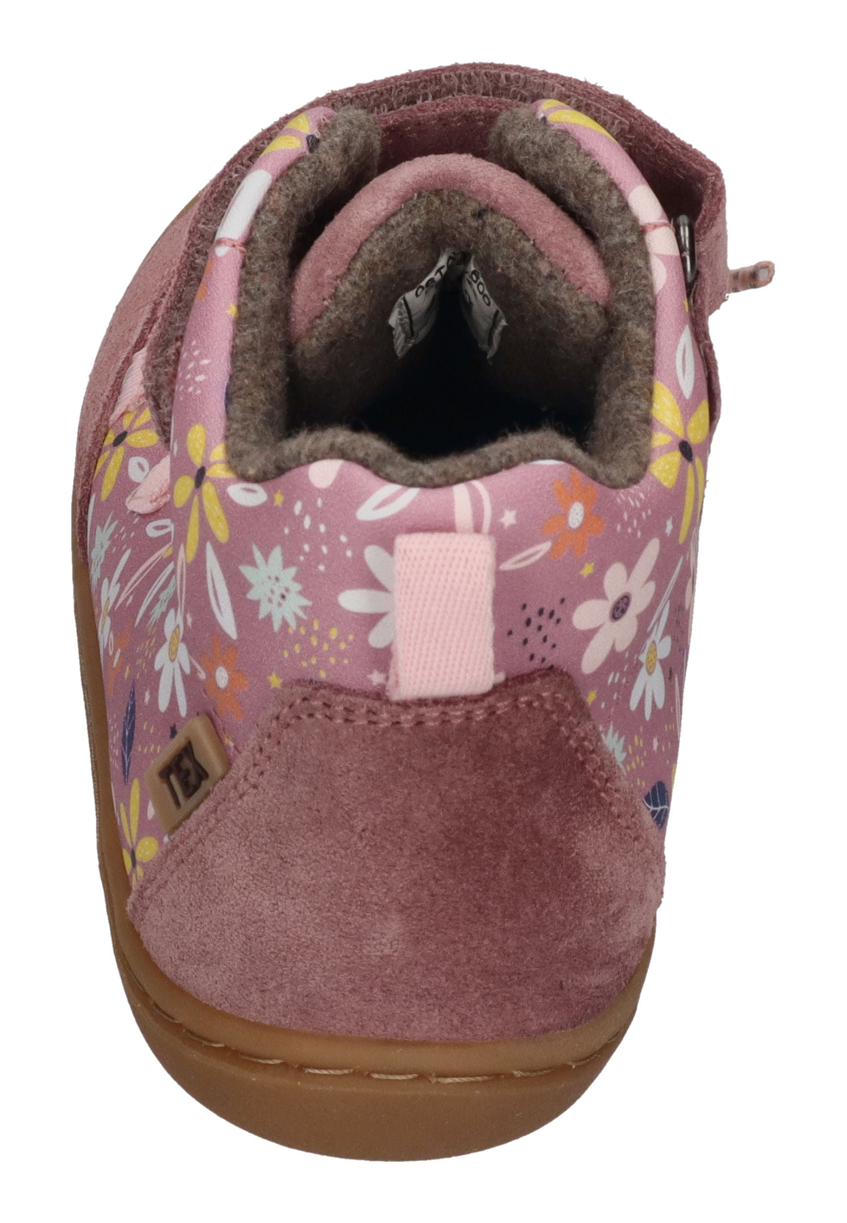 KOEL gefütterte Barefoot Kinderschuhe BEAU PRINTS - old pink