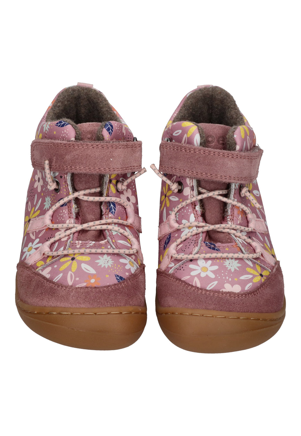 KOEL gefütterte Barefoot Kinderschuhe BEAU PRINTS - old pink