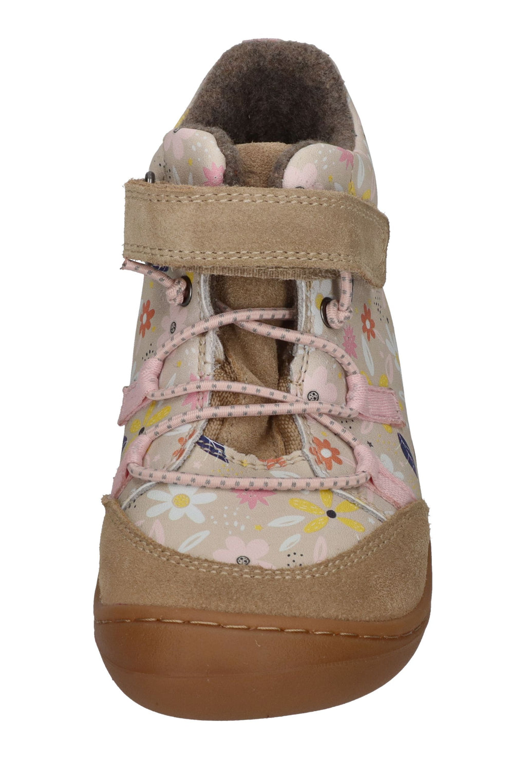 KOEL gefütterte Barefoot Kinderschuhe BEAU PRINTS - taupe