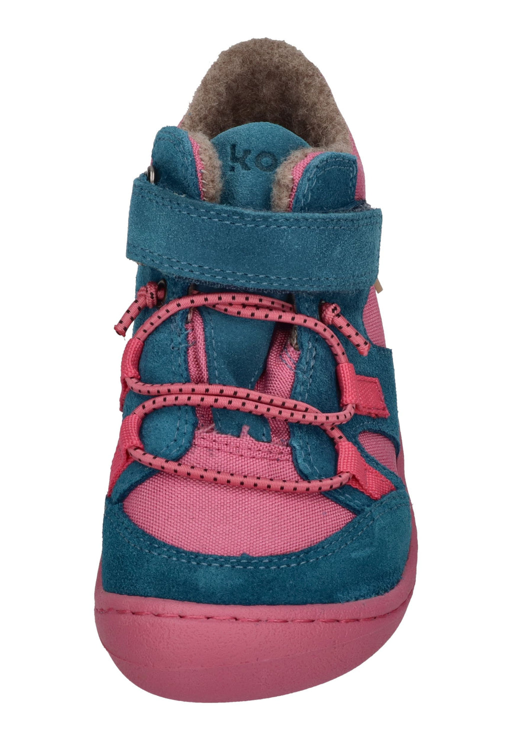 KOEL gefütterte Barefoot Kinderschuhe BEAU WOOL - fuchsia