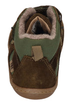 KOEL gefütterte Barefoot Kinderschuhe BEAU WOOL - khaki