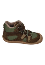 KOEL gefütterte Barefoot Kinderschuhe BEAU WOOL - khaki