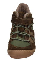 KOEL gefütterte Barefoot Kinderschuhe BEAU WOOL - khaki