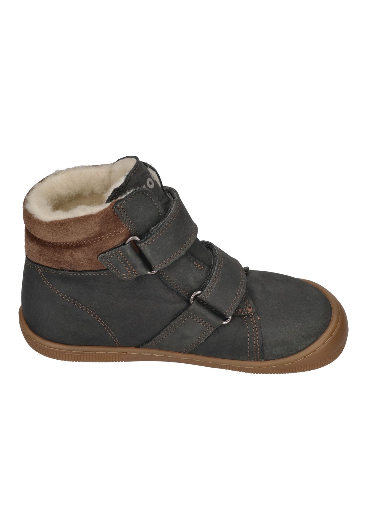 KOEL gefütterte Barefoot Kinderstiefel DEAN 3.0 TEX WOOL dark grey