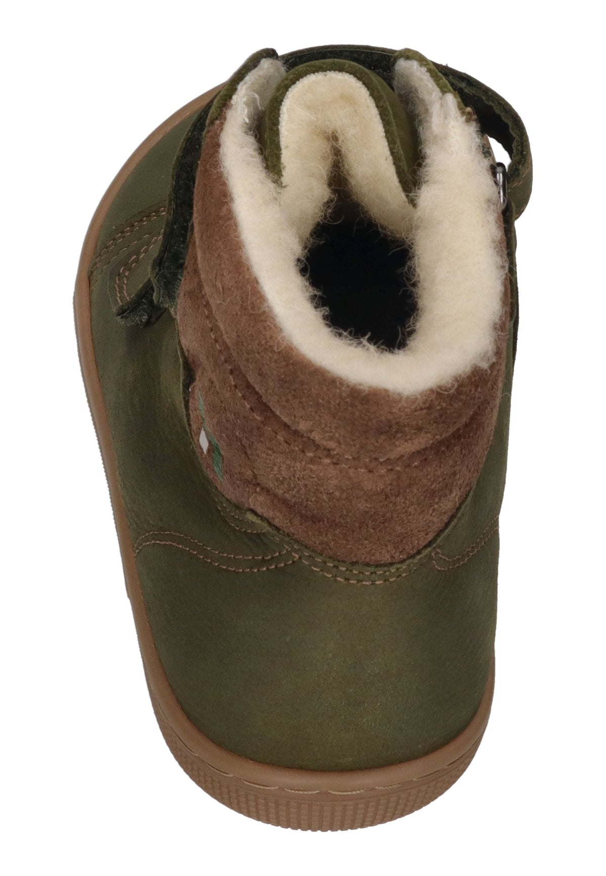 KOEL gefütterte Barefoot Kinderstiefel DEAN 3.0 TEX WOOL khaki
