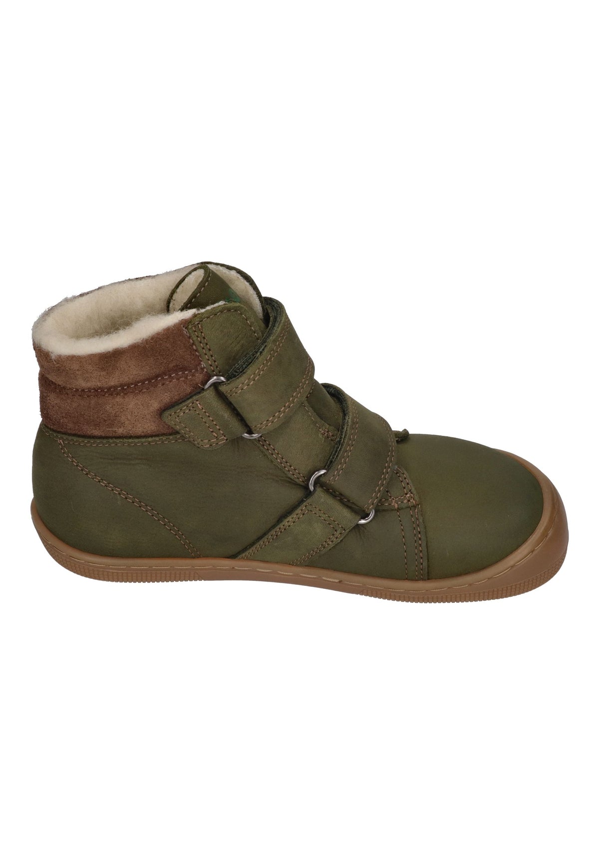 KOEL gefütterte Barefoot Kinderstiefel DEAN 3.0 TEX WOOL khaki