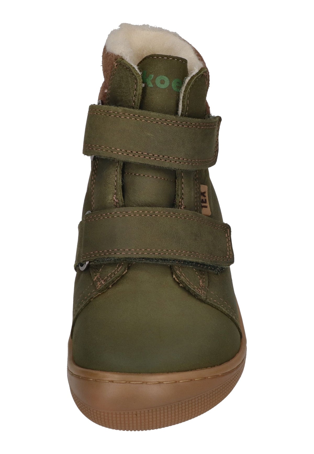 KOEL gefütterte Barefoot Kinderstiefel DEAN 3.0 TEX WOOL khaki