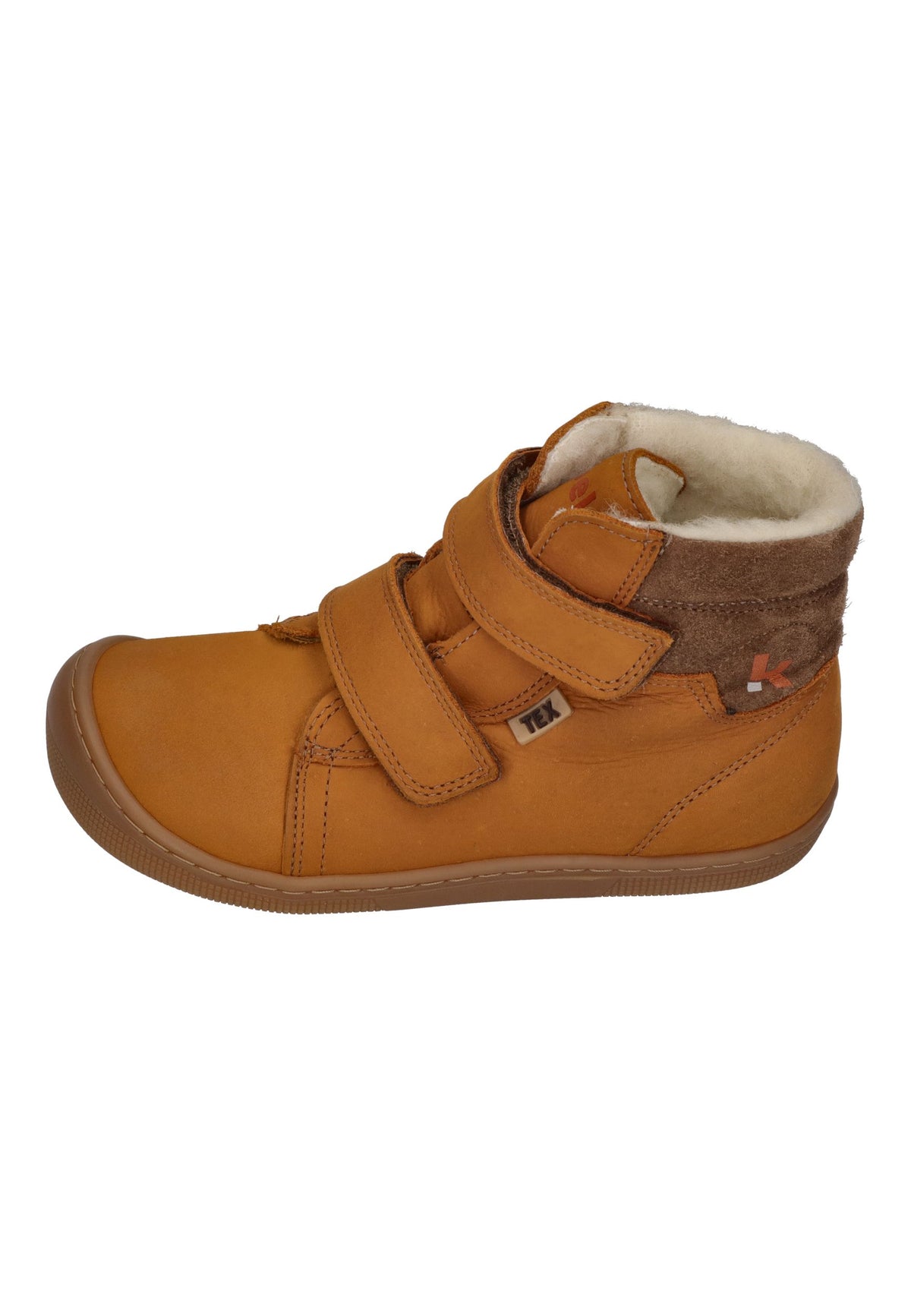KOEL gefütterte Barefoot Kinderstiefel DEAN 3.0 TEX WOOL miel