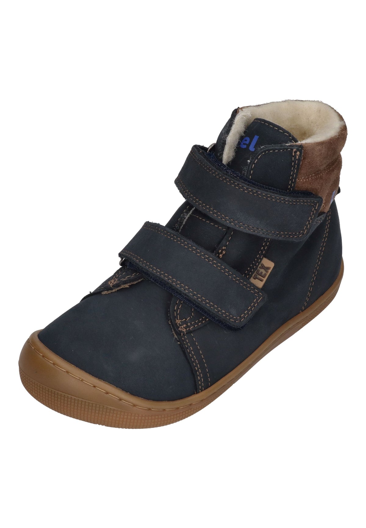 KOEL gefütterte Barefoot Kinderstiefel DEAN 3.0 TEX WOOL navy