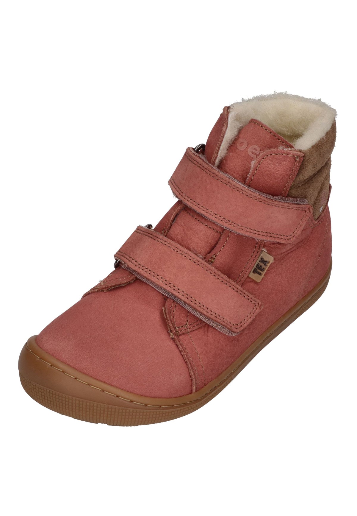KOEL gefütterte Barefoot Kinderstiefel DEAN 3.0 TEX WOOL old pink