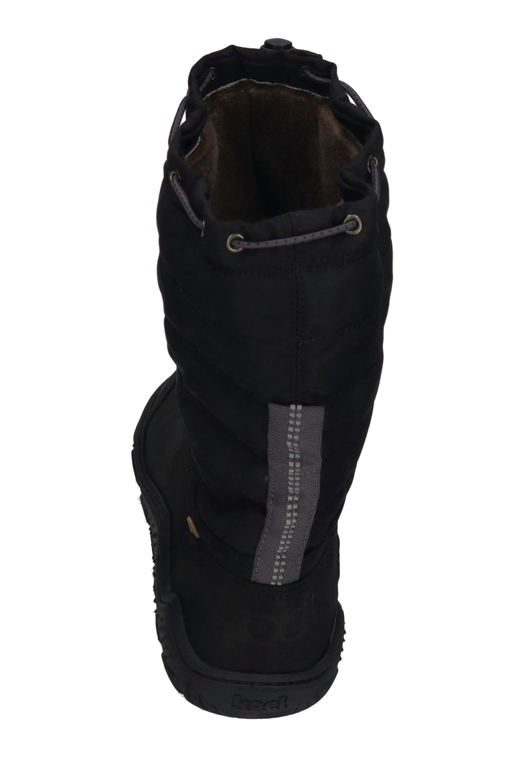 KOEL warm gefütterte Barefoot Damenstiefel RANA LADIES black